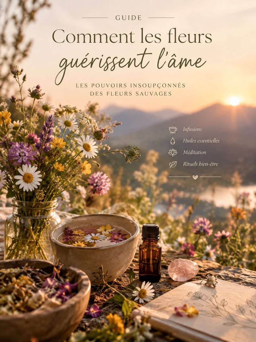 Couverture du guide : la symbolique des fleurs