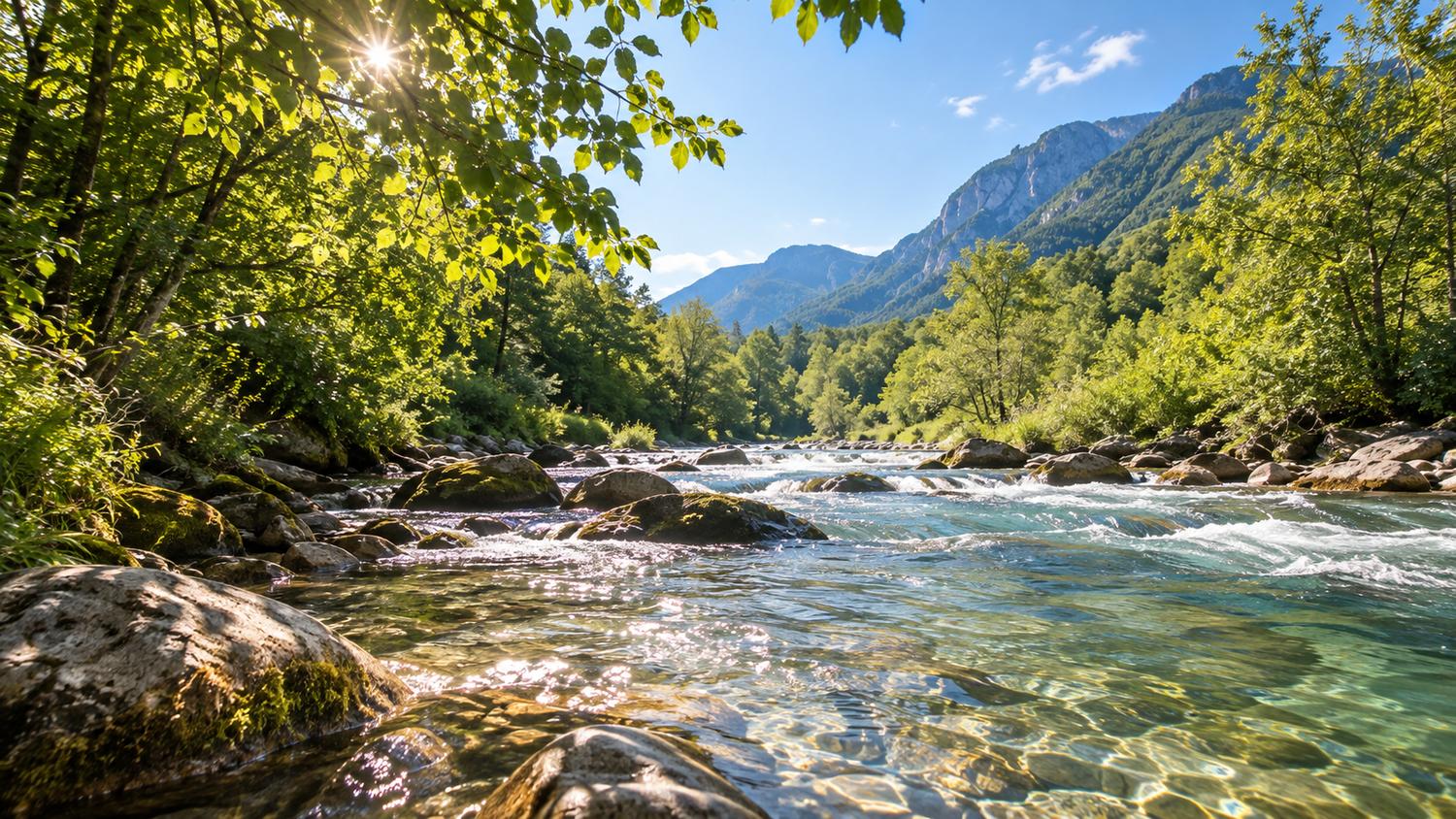 Rivière et forêt du Chéran, Cusy